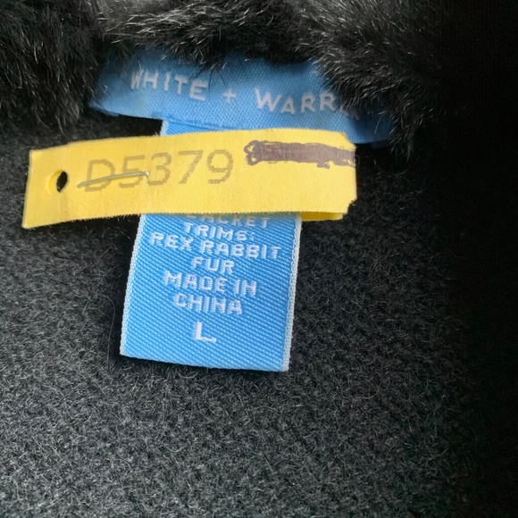 White + Warren 100% Cashmere Shrug Rabbit … - Picture 4 of 5